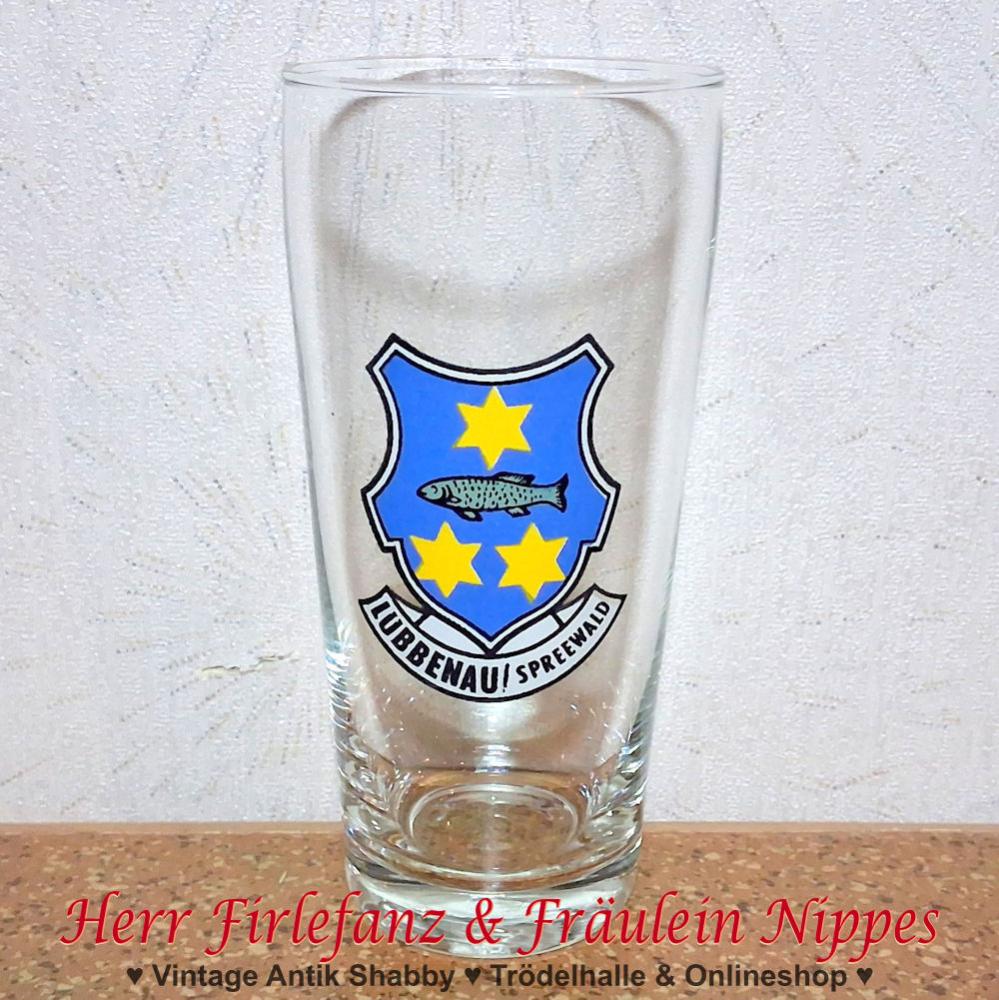 DDR Glas Lübbenau Spreewald 14cm